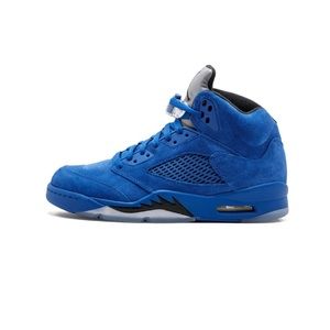 *Used* Men Air Jordan  5 Retro “Blue Suede”